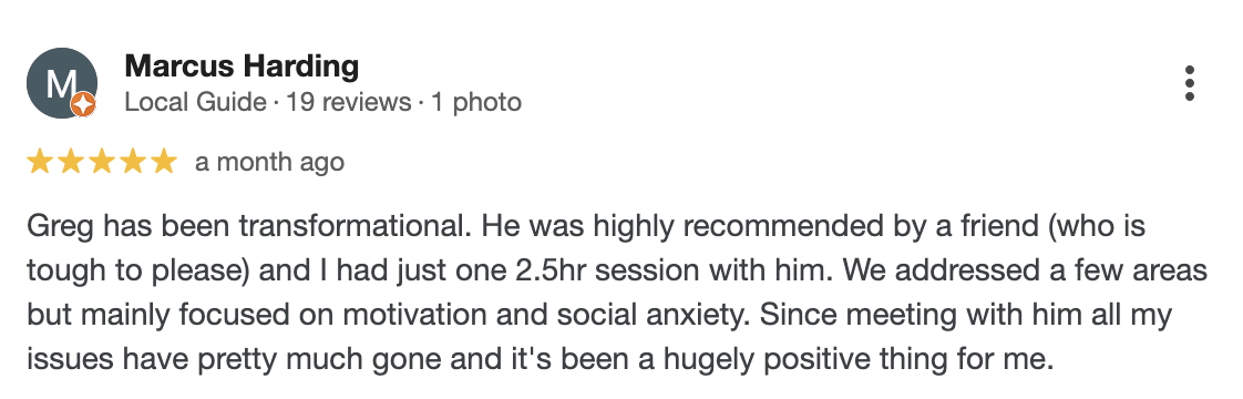 Marcus H Review
